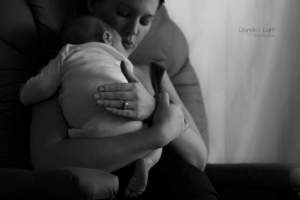 Lifestyle, black and white, love, mother and son, newborn photography