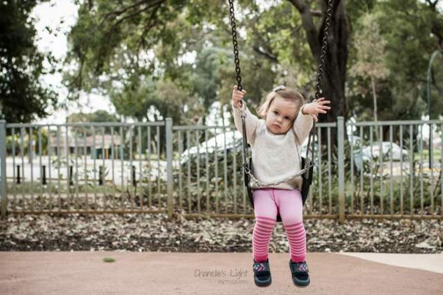 Swing, park, daughter, everyday, moments
